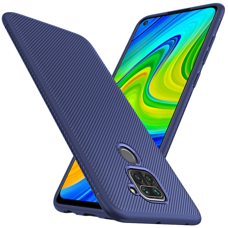 For Xiaomi Redmi Note 9 Lenuo Leshen Series Stripe Texture TPU Case