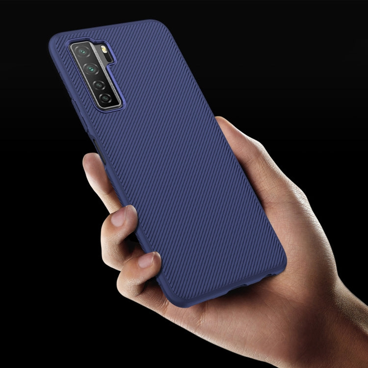 For Huawei P40 Lite 5G Lenuo Leshen Series Stripe Texture TPU Case