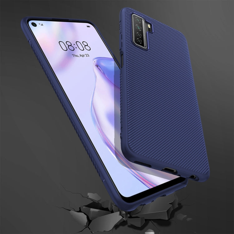 For Huawei P40 Lite 5G Lenuo Leshen Series Stripe Texture TPU Case