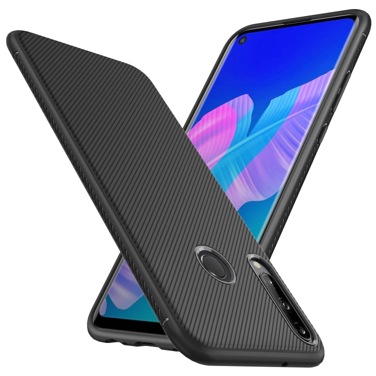 For Huawei P40 Lite E Lenuo Leshen Series Stripe Texture TPU Case