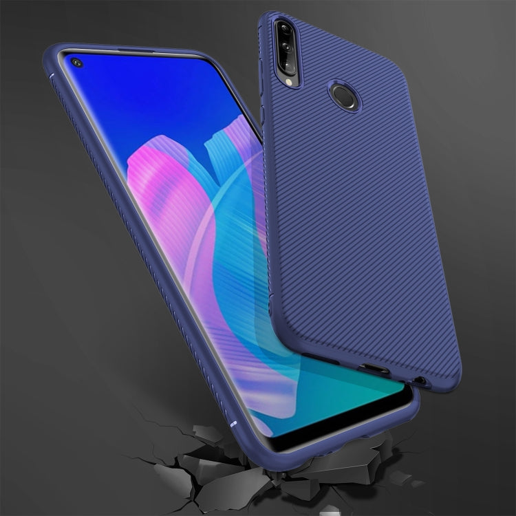 For Huawei P40 Lite E Lenuo Leshen Series Stripe Texture TPU Case