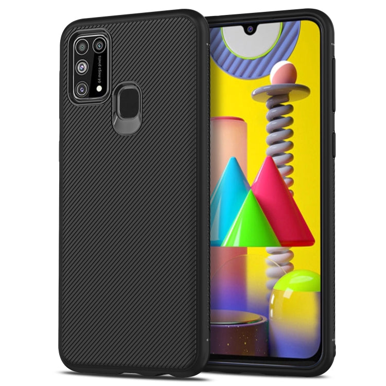 For Samsung Galaxy M31 Lenuo Leshen Series Stripe Texture TPU Case