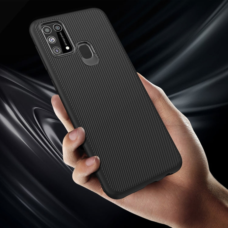 For Samsung Galaxy M31 Lenuo Leshen Series Stripe Texture TPU Case