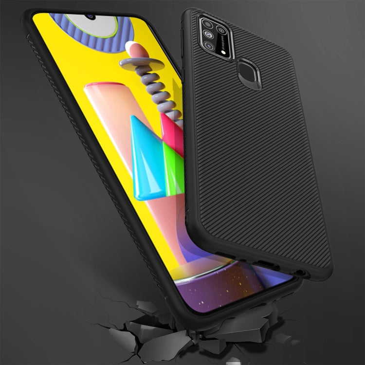 For Samsung Galaxy M31 Lenuo Leshen Series Stripe Texture TPU Case