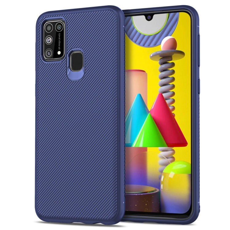 For Samsung Galaxy M31 Lenuo Leshen Series Stripe Texture TPU Case