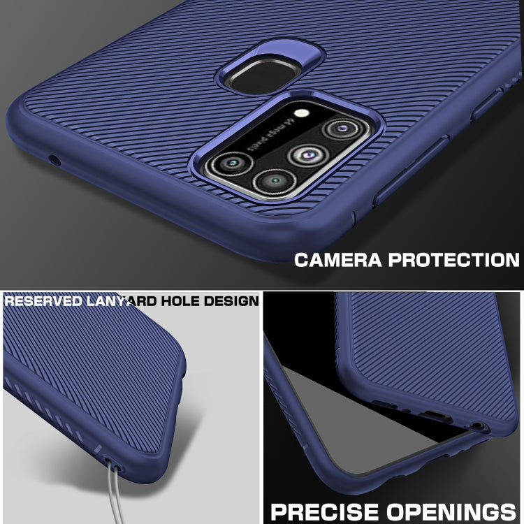 For Samsung Galaxy M31 Lenuo Leshen Series Stripe Texture TPU Case