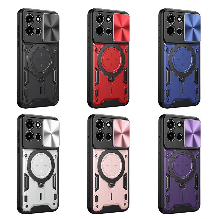 For OnePlus Nord 6 5G CD Texture Sliding Camshield Magnetic Holder Phone Case
