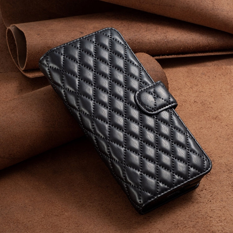 For Samsung Galaxy Z Fold4 Diamond Lattice Wallet Leather Flip Phone Case