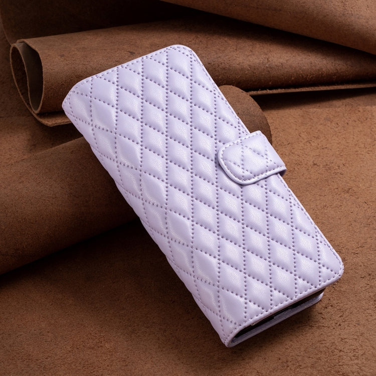 For Samsung Galaxy Z Fold4 Diamond Lattice Wallet Leather Flip Phone Case