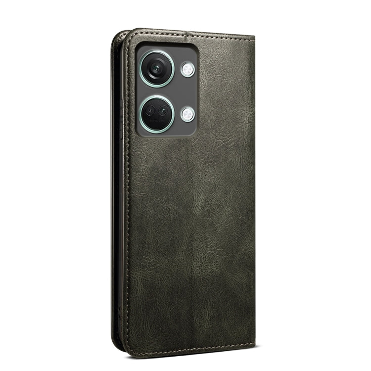 For OnePlus Ace 2V / Nord 3 Oil Wax Crazy Horse Texture Leather Phone Case