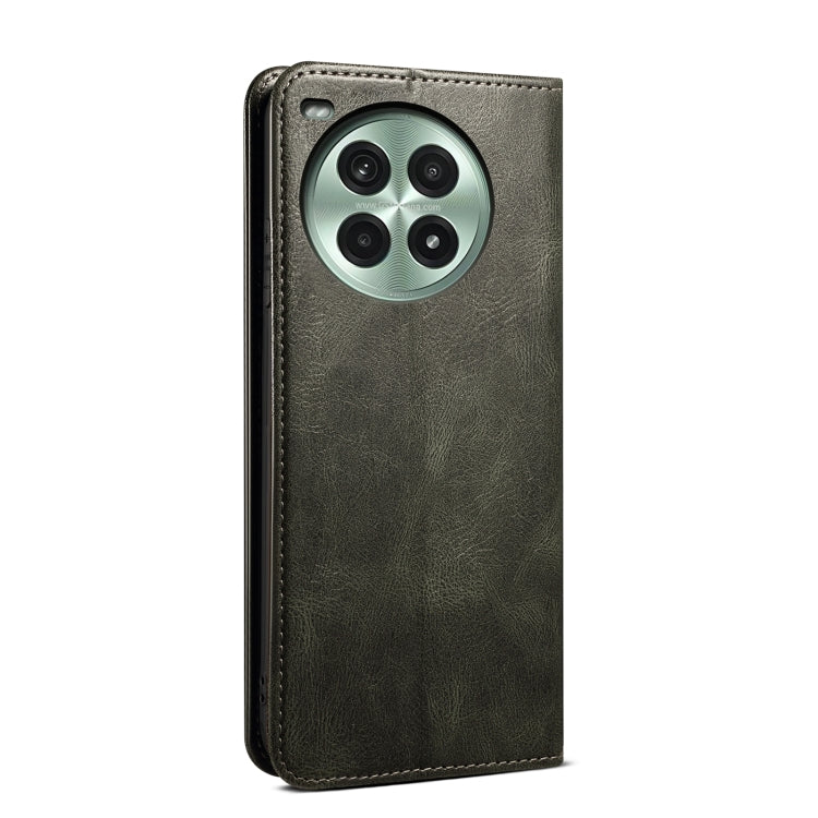 For OnePlus Ace 3 Pro Oil Wax Crazy Horse Texture Leather Phone Case