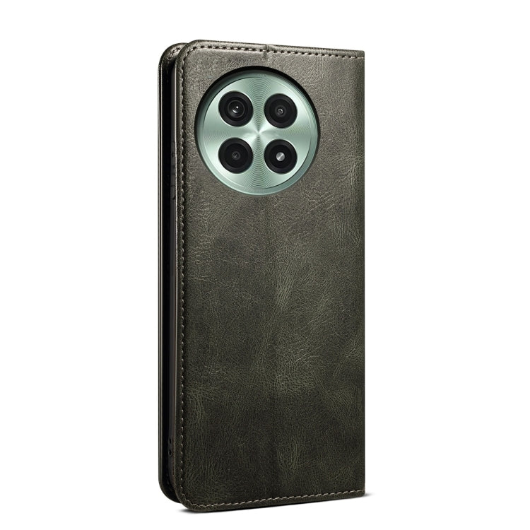 For OnePlus 13 Oil Wax Crazy Horse Texture Leather Phone Case