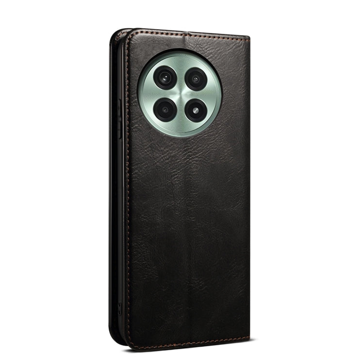 For OnePlus 13 Oil Wax Crazy Horse Texture Leather Phone Case