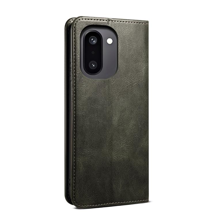 For OnePlus 15R Oil Wax Crazy Horse Texture Leather Phone Case