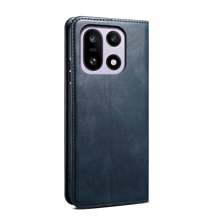 For OnePlus 15 Oil Wax Crazy Horse Texture Leather Phone Case