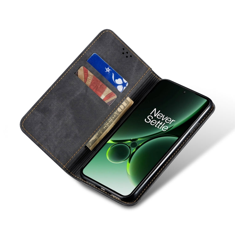 For OnePlus Ace 2V / Nord 3 Denim Texture Flip Leather Phone Case