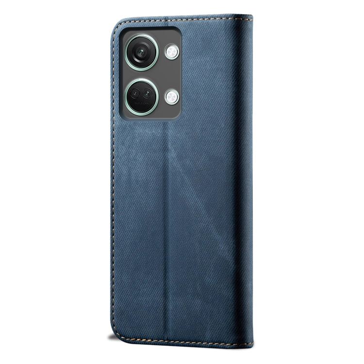 For OnePlus Ace 2V / Nord 3 Denim Texture Flip Leather Phone Case