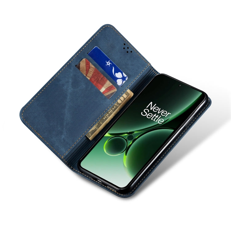 For OnePlus Ace 2V / Nord 3 Denim Texture Flip Leather Phone Case