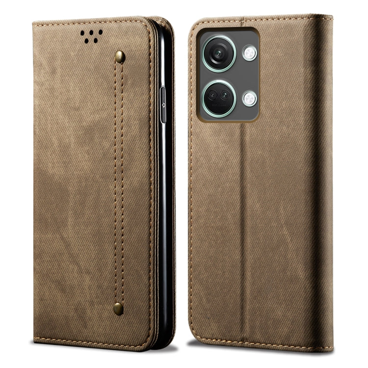 For OnePlus Ace 2V / Nord 3 Denim Texture Flip Leather Phone Case