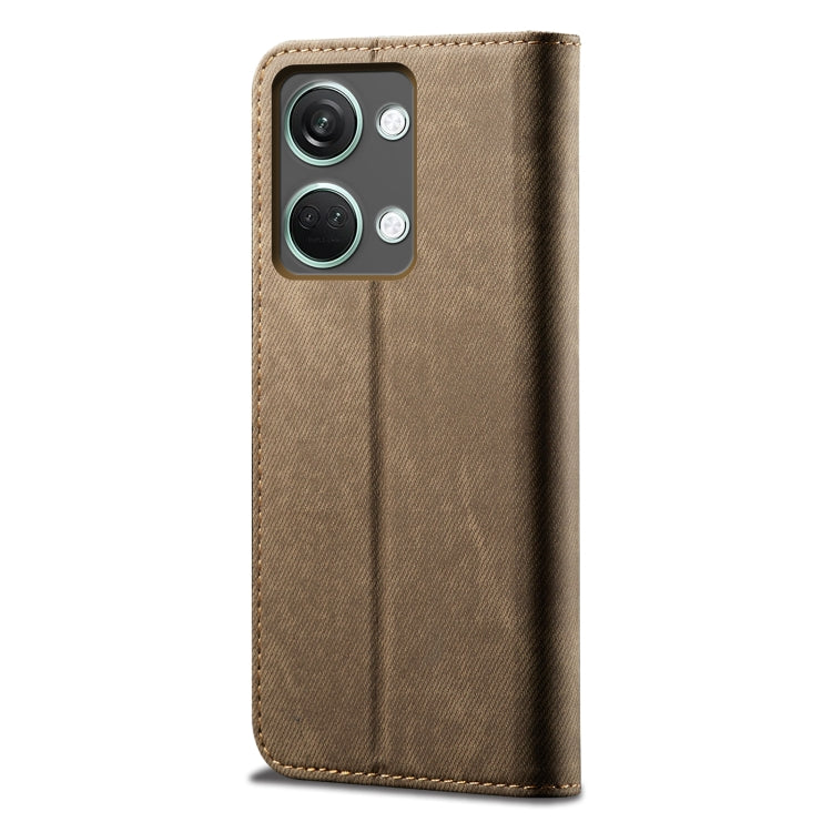 For OnePlus Ace 2V / Nord 3 Denim Texture Flip Leather Phone Case