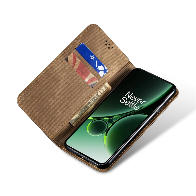 For OnePlus Ace 2V / Nord 3 Denim Texture Flip Leather Phone Case