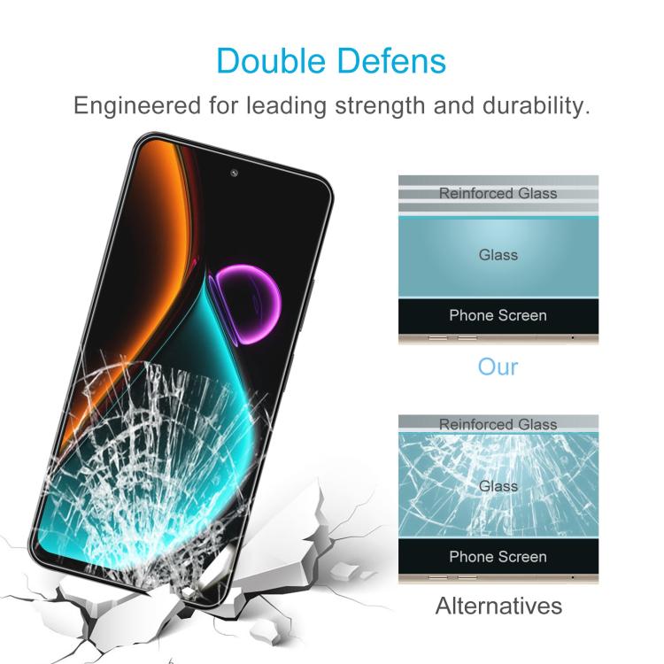 For Blackview COLOR 6 10pcs 0.26mm 9H 2.5D Tempered Glass Film