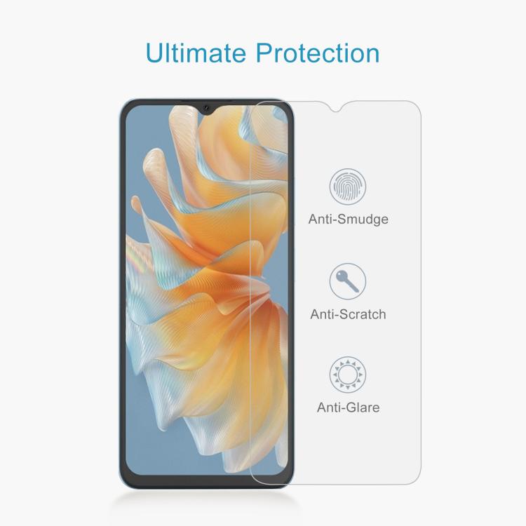 For Blackview Oscal FLAT 2C 10pcs 0.26mm 9H 2.5D Tempered Glass Film