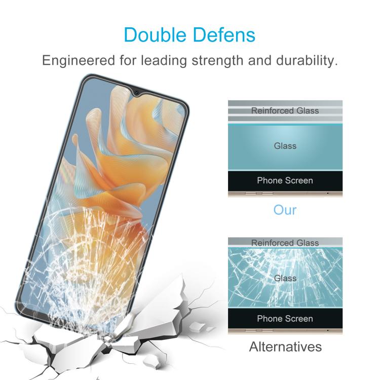 For Blackview Oscal FLAT 2C 10pcs 0.26mm 9H 2.5D Tempered Glass Film