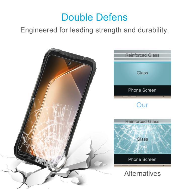 For Blackview XPLORE 1 Walkie Talkie 10pcs 0.26mm 9H 2.5D Tempered Glass Film
