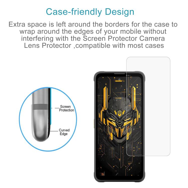 For Blackview Fort 5 10pcs 0.26mm 9H 2.5D Tempered Glass Film