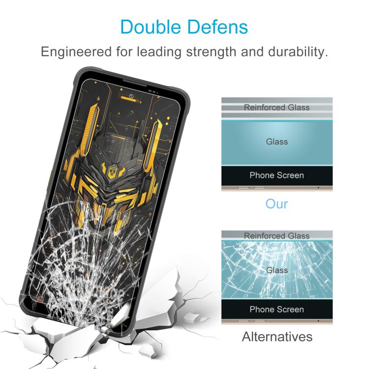 For Blackview Fort 5 10pcs 0.26mm 9H 2.5D Tempered Glass Film