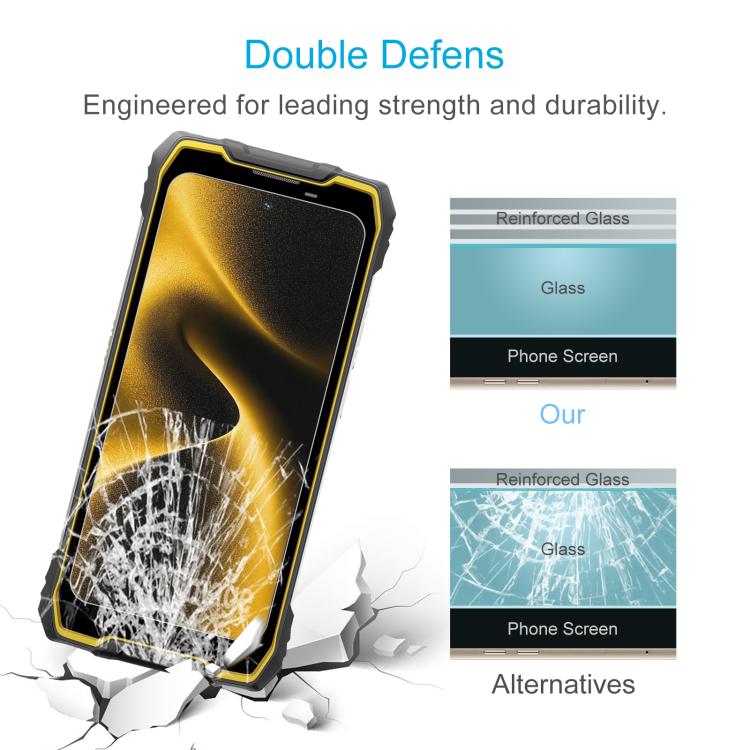 For Blackview Oscal Pilot 5 10pcs 0.26mm 9H 2.5D Tempered Glass Film