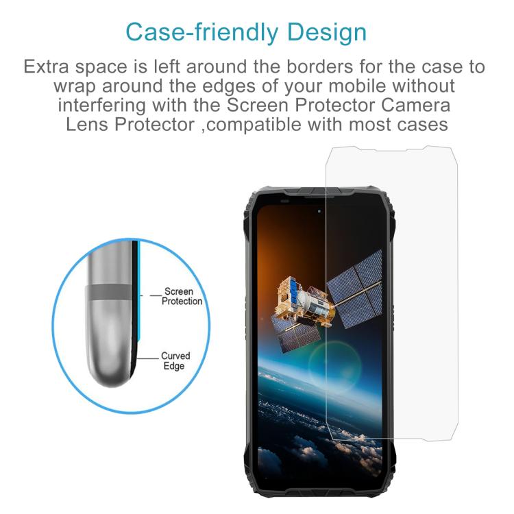 For Blackview Rock 2 Pro 10pcs 0.26mm 9H 2.5D Tempered Glass Film