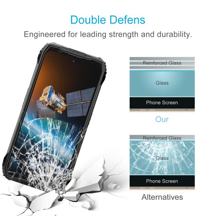 For Blackview Rock 2 Pro 10pcs 0.26mm 9H 2.5D Tempered Glass Film