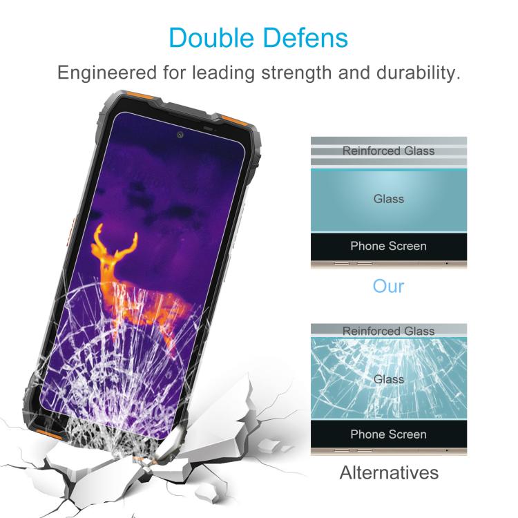 For Blackview Oscal Pilot 6 10pcs 0.26mm 9H 2.5D Tempered Glass Film