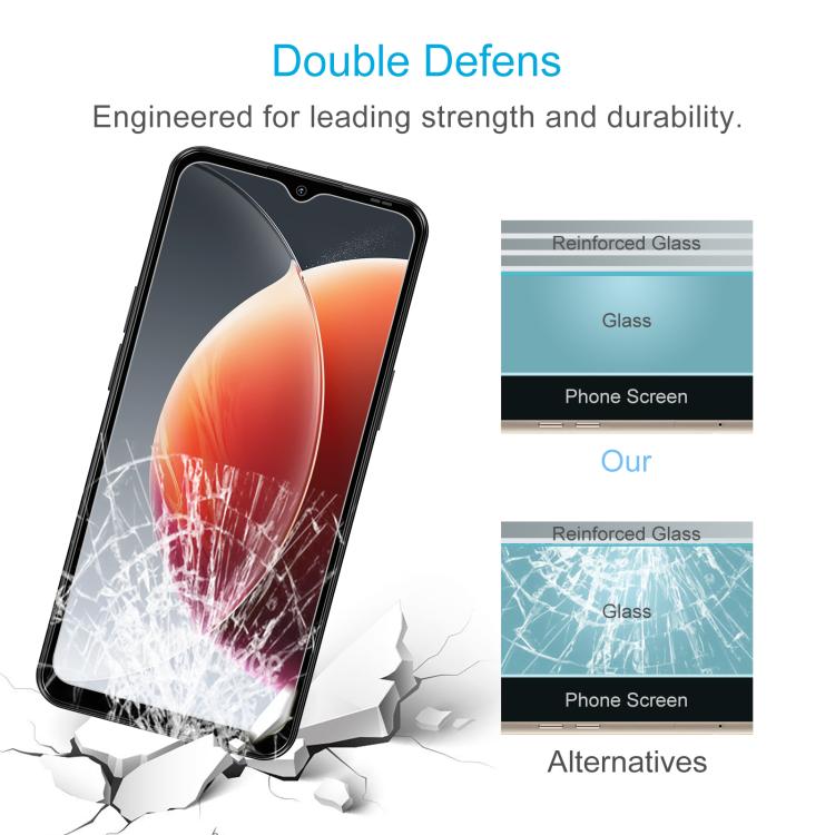 For Blackview WAVE 7C 10pcs 0.26mm 9H 2.5D Tempered Glass Film