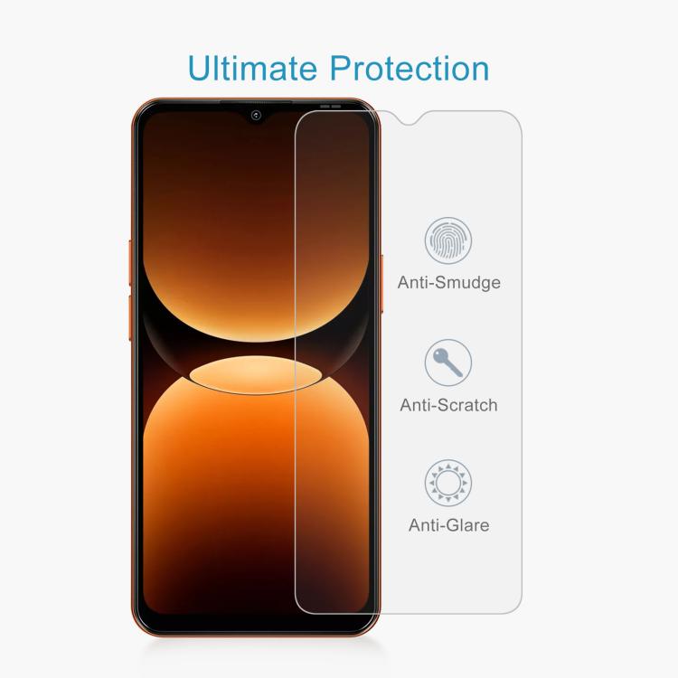 For Blackview Oscal FLAT 3C 10pcs 0.26mm 9H 2.5D Tempered Glass Film