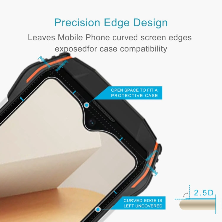 For Blackview N600 50pcs 0.26mm 9H 2.5D Tempered Glass Film