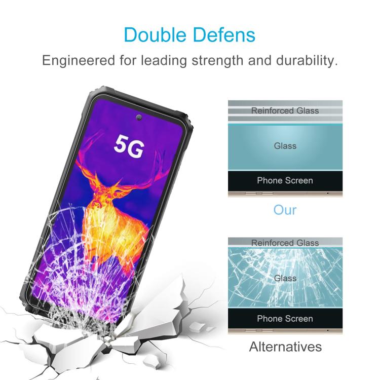 For Blackview BL9000 Pro 50pcs 0.26mm 9H 2.5D Tempered Glass Film