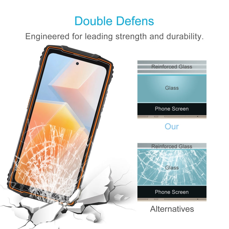For Blackview Oscal Flat 2 50pcs 0.26mm 9H 2.5D Tempered Glass Film