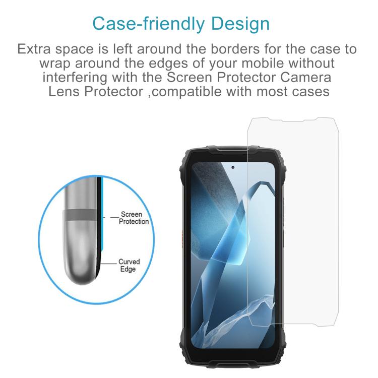 For Blackview Oscal Pilot 1 50pcs 0.26mm 9H 2.5D Tempered Glass Film