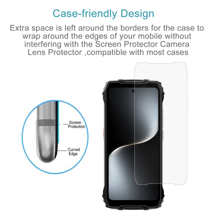 For Blackview OSCAL PILOT 3 50pcs 0.26mm 9H 2.5D Tempered Glass Film