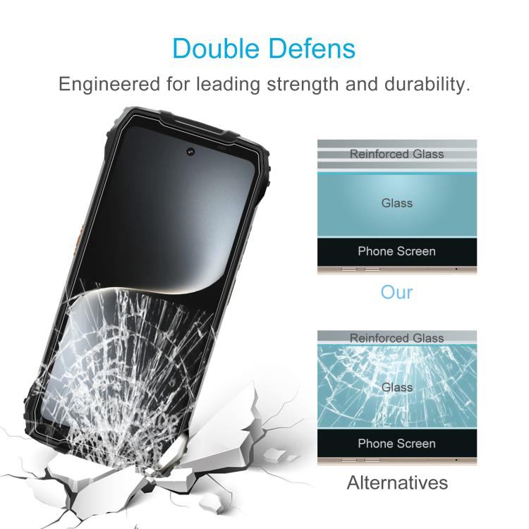 For Blackview OSCAL PILOT 3 50pcs 0.26mm 9H 2.5D Tempered Glass Film
