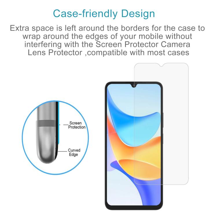 For Blackview SHARK 6 50pcs 0.26mm 9H 2.5D Tempered Glass Film