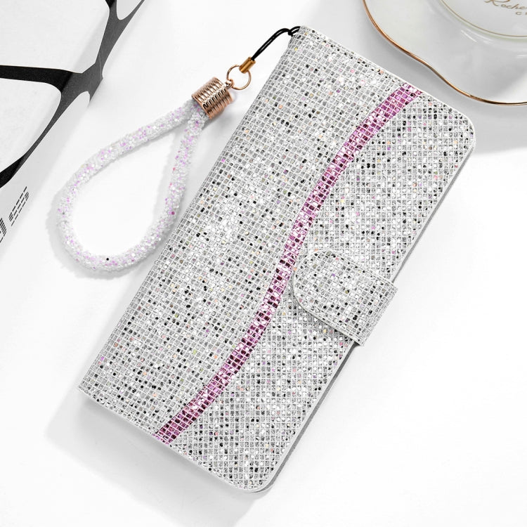 For Huawei P30 Glitter Powder Horizontal Flip Leather Case with Card Slots & Holder & Lanyard