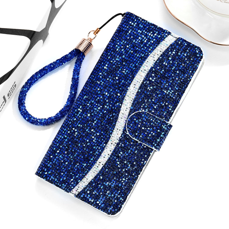 For Huawei P30 Pro Glitter Powder Horizontal Flip Leather Case with Card Slots & Holder & Lanyard