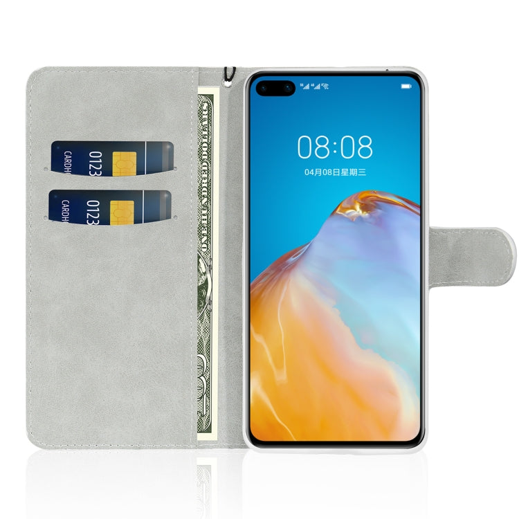 For Huawei P40 Glitter Powder Horizontal Flip Leather Case with Card Slots & Holder & Lanyard