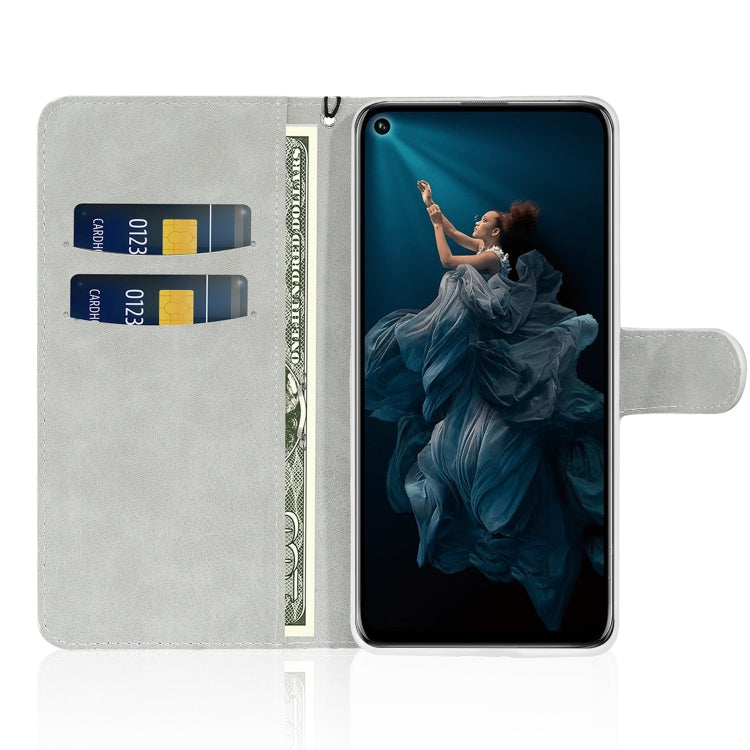 For Huawei P40 Lite E Glitter Powder Horizontal Flip Leather Case with Card Slots & Holder & Lanyard