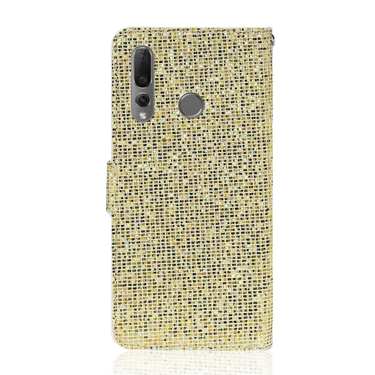 For Huawei P Smart Z Glitter Powder Horizontal Flip Leather Case with Card Slots & Holder & Lanyard