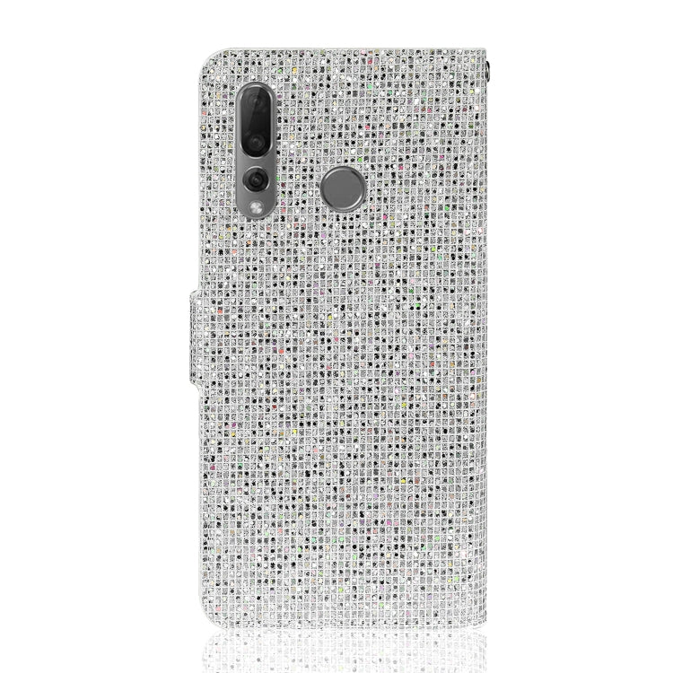 For Huawei P Smart Z Glitter Powder Horizontal Flip Leather Case with Card Slots & Holder & Lanyard